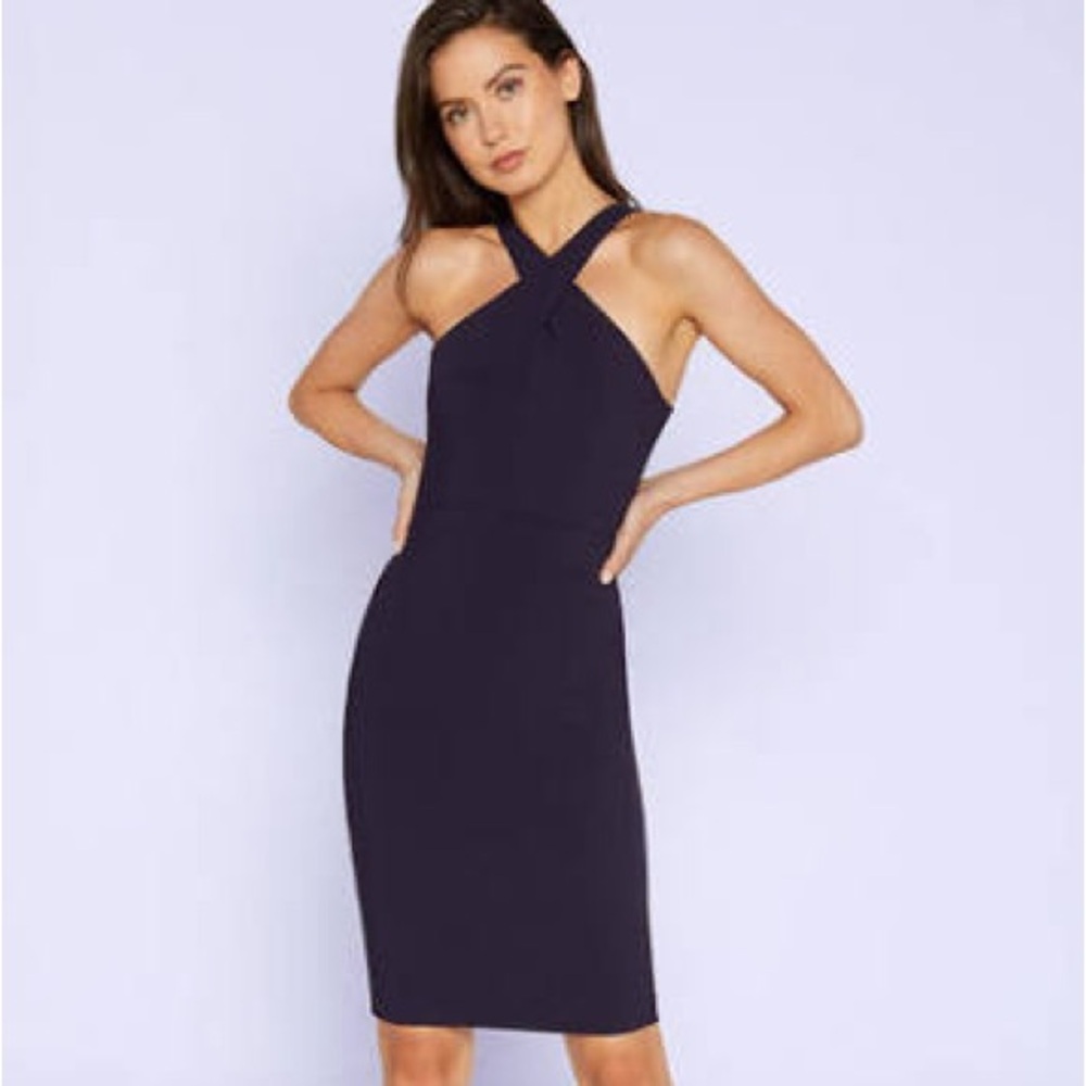 Likely Navy Criss-Cross Dress
